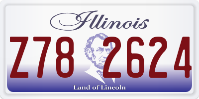 IL license plate Z782624