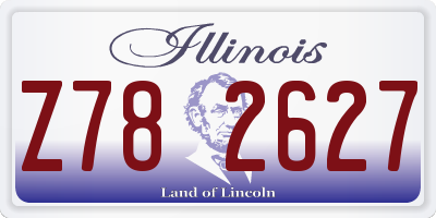 IL license plate Z782627