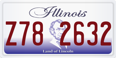 IL license plate Z782632