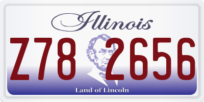 IL license plate Z782656