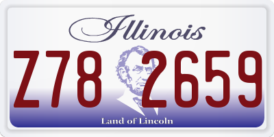IL license plate Z782659