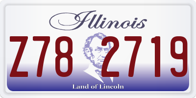 IL license plate Z782719