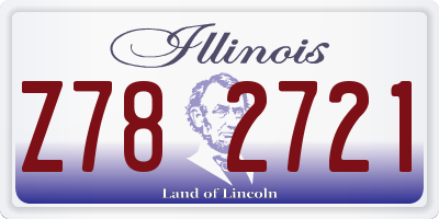 IL license plate Z782721