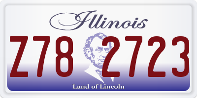 IL license plate Z782723