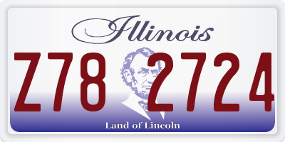 IL license plate Z782724