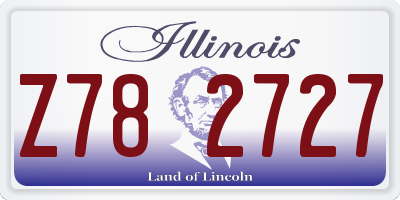 IL license plate Z782727