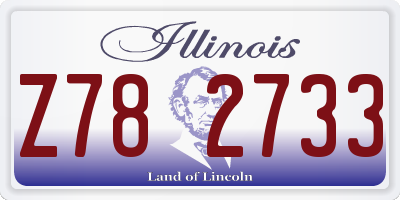 IL license plate Z782733