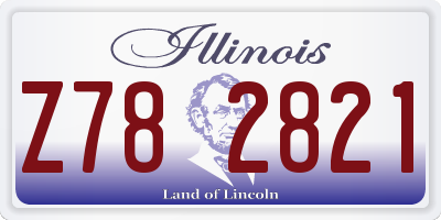 IL license plate Z782821
