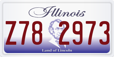 IL license plate Z782973