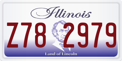 IL license plate Z782979