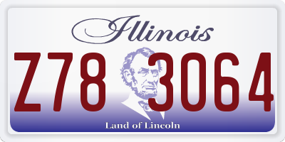 IL license plate Z783064