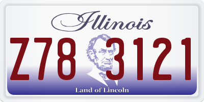 IL license plate Z783121