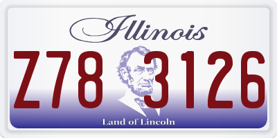 IL license plate Z783126