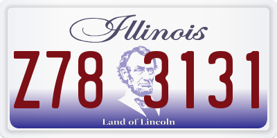 IL license plate Z783131