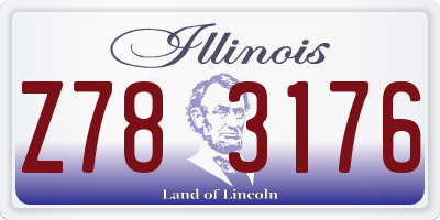 IL license plate Z783176