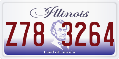 IL license plate Z783264