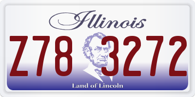 IL license plate Z783272