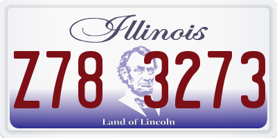 IL license plate Z783273