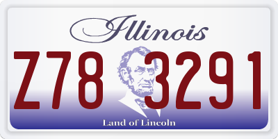 IL license plate Z783291