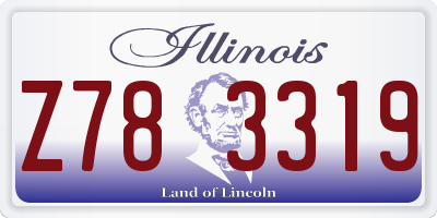 IL license plate Z783319