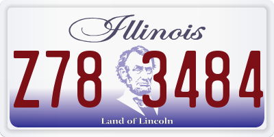IL license plate Z783484