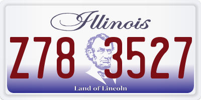 IL license plate Z783527