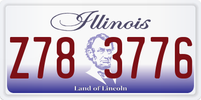 IL license plate Z783776