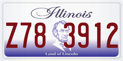IL license plate Z783912