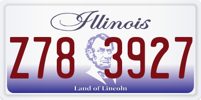 IL license plate Z783927