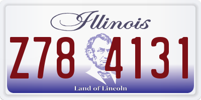 IL license plate Z784131