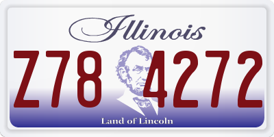 IL license plate Z784272