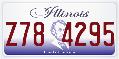IL license plate Z784295