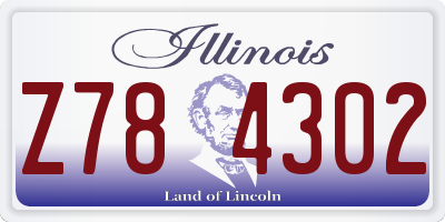 IL license plate Z784302