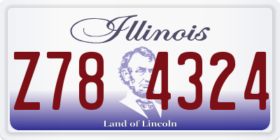 IL license plate Z784324