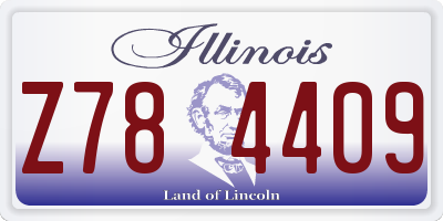 IL license plate Z784409