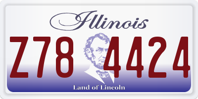 IL license plate Z784424