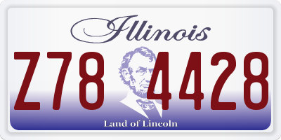 IL license plate Z784428