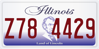 IL license plate Z784429