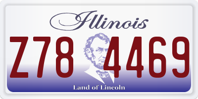 IL license plate Z784469