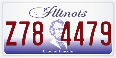 IL license plate Z784479