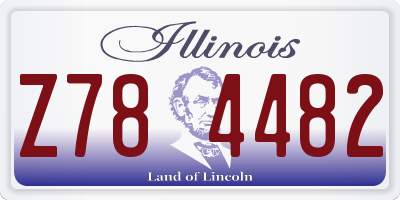 IL license plate Z784482