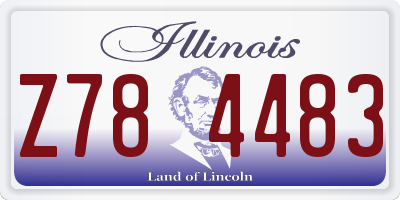 IL license plate Z784483