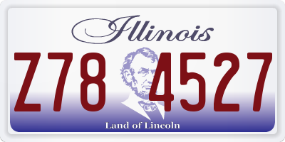 IL license plate Z784527