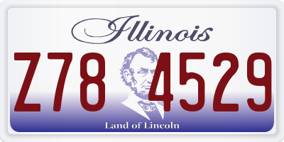 IL license plate Z784529
