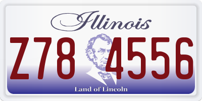 IL license plate Z784556