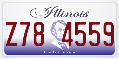 IL license plate Z784559