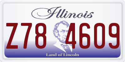 IL license plate Z784609