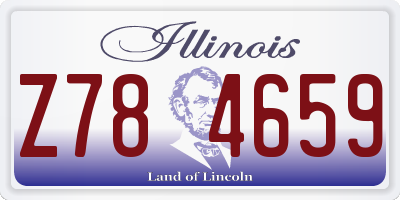 IL license plate Z784659