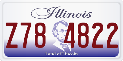 IL license plate Z784822