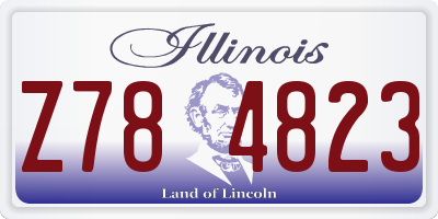 IL license plate Z784823